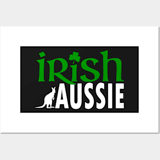 Irish Aussie (for dark backgrounds) Posters and Art